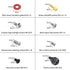 Powlankou PC Computer Screws Standoffs Kit for Hard Drive Computer Case Motherboard Fan Power Graphics